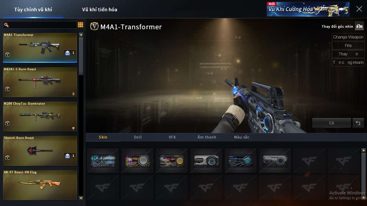 shop acc cf uy tin gia re